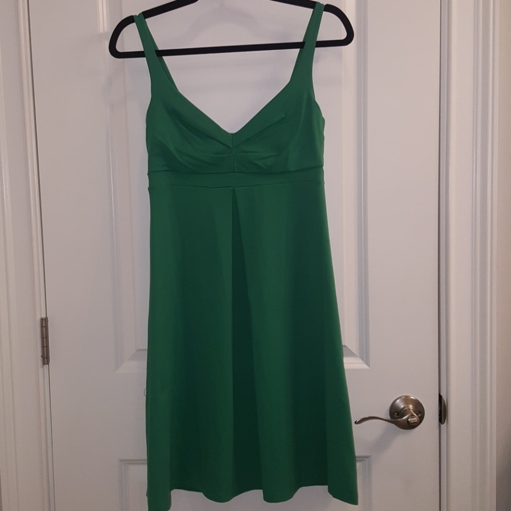 Worn once! Green empire waist mini dress